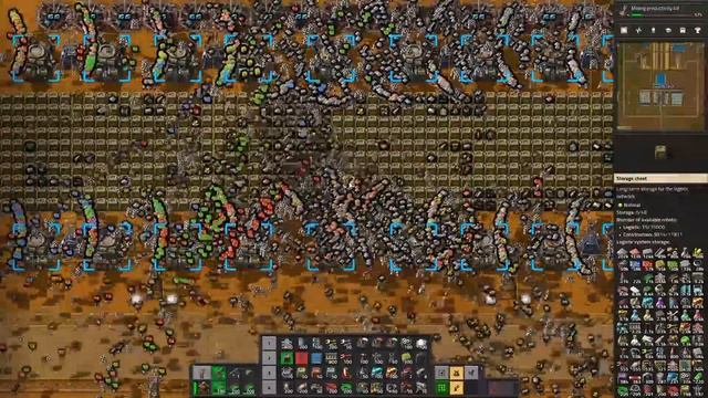 Robot Mayhem Activating Central HUB (+Timelapse) | #43 | Factorio Megabase-In-A-Book Lets Play смотреть онлайн