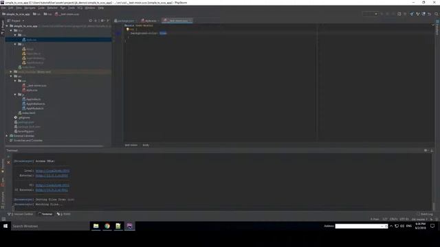 03 web tutorial. создание первого проекта ts/js scss/css git; create simple project tempate смотреть онлайн