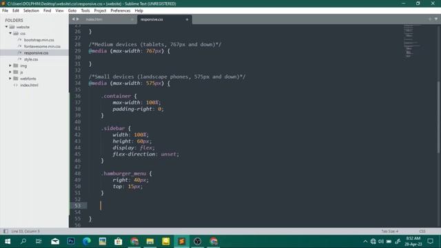Responsive How To Make Website Using HTML and CSS Step by Step 2023 Quickly part - 02 смотреть онлайн