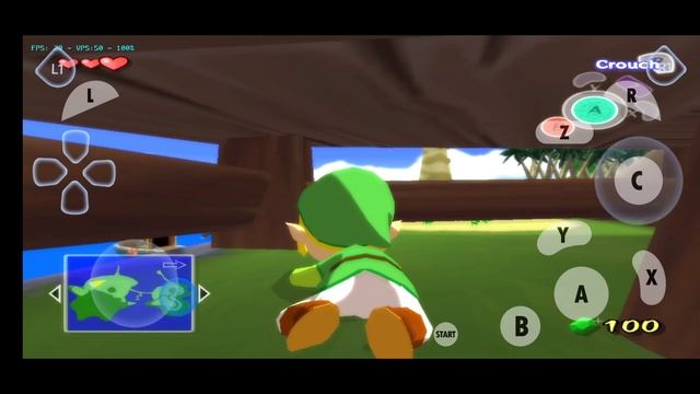 The Legend Of Zelda: Wind Waker HD Texture Game cube | Android Gameplay | Dolphin mmj смотреть онлайн