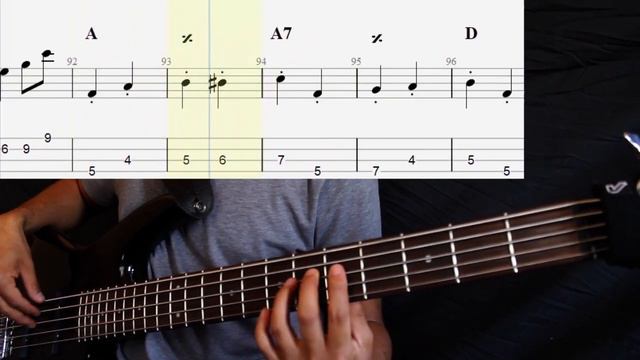 Ramón Ayala - Un Rinconcito En El Cielo (Bass Cover/ Tabs + Partitura + Acordes) смотреть онлайн