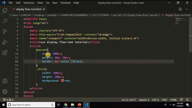 CSS Display Flow-Root Tutorial In Bangla | Part-80 | CSS3 Bangla Tutorial. смотреть онлайн