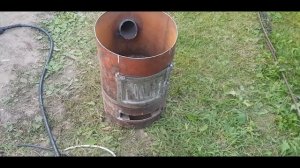 Печка Казан из газового баллона на 50л. Своими руками