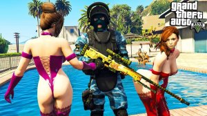 ОМОН СПАСАЕТ ДЕВУШКУ ОТ БАНДИТОВ РЕАЛЬНАЯ ЖИЗНЬ ГТА 5 МОДЫ! ОБЗОР МОДА В GTA 5! ИГРЫ ГТА ВИДЕО MODS