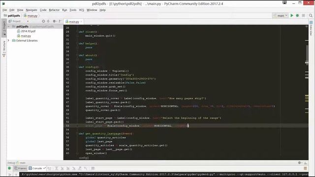 PDF Splitter - GUI приложение на Python c Tkinter #2 - Окно настроек. Создание exe смотреть онлайн