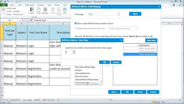 HP ALM - Import Test Cases From Excel смотреть онлайн