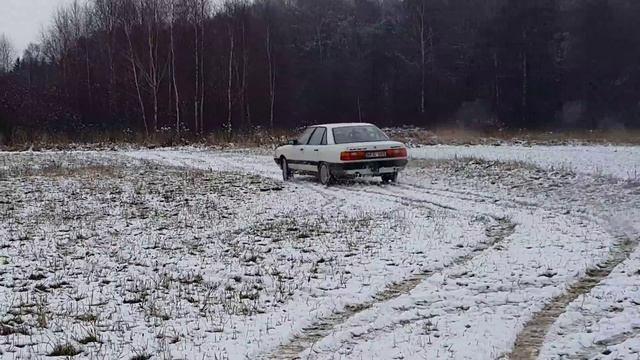 Audi 100 Quattro start with locked diff смотреть онлайн