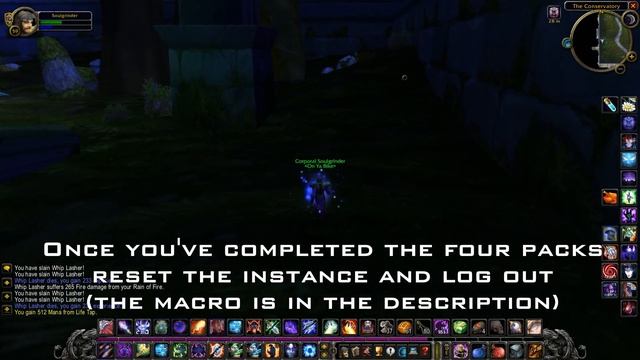 Warlock guide: How to farm Dire Maul East (Vanilla) смотреть онлайн