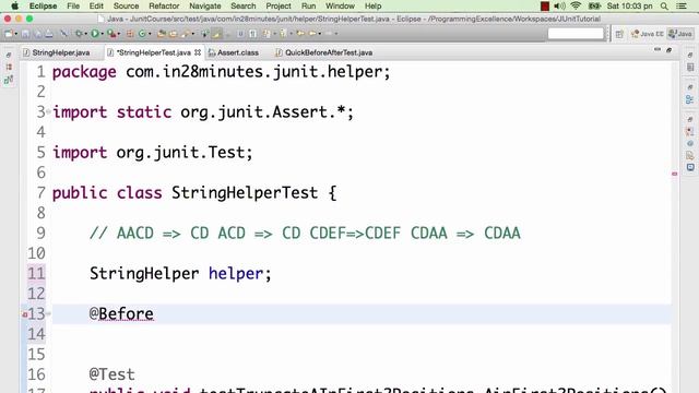 JUnit @Before and @After Annotations смотреть онлайн