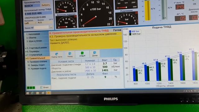 Проверка ТНВД BOSCH 0445010406 на стенде ✅ смотреть онлайн
