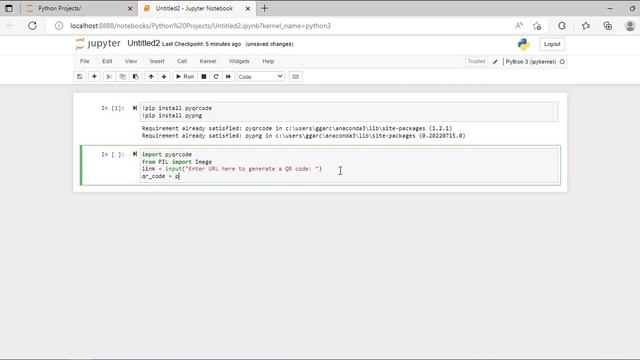 Simple Python project: QR Code Generator смотреть онлайн