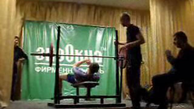 Пчёлин Сергей, штанга 75 кг смотреть онлайн