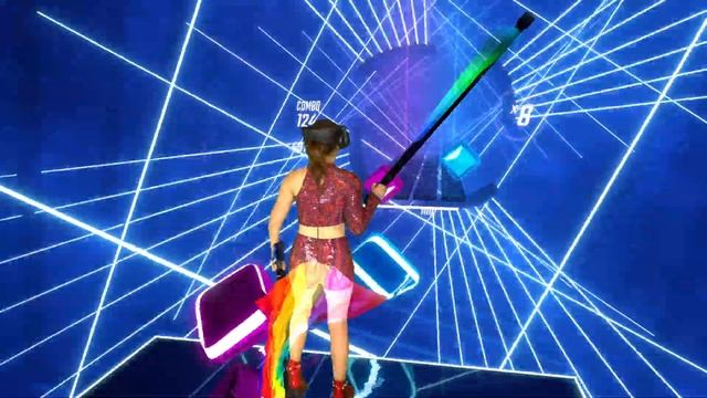 Beat Saber | Born This Way by Lady Gaga (Expert+) First Attempt | Mixed Reality смотреть онлайн