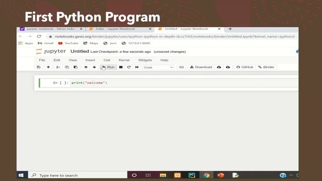 LECTURE #1: CHAPTER #1 INTRODUCTION AND SYNTAX OF PYTHON PROGRAM смотреть онлайн
