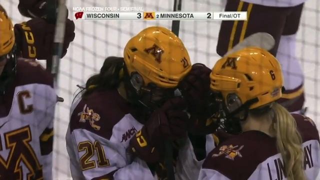 Wisconsin's sudden death goal in 2023 NCAA semis смотреть онлайн