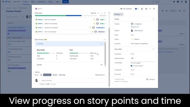 Epic Summary for Jira смотреть онлайн