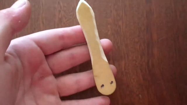 Как сделать нож бабочка из палочек от мороженого смотреть онлайн