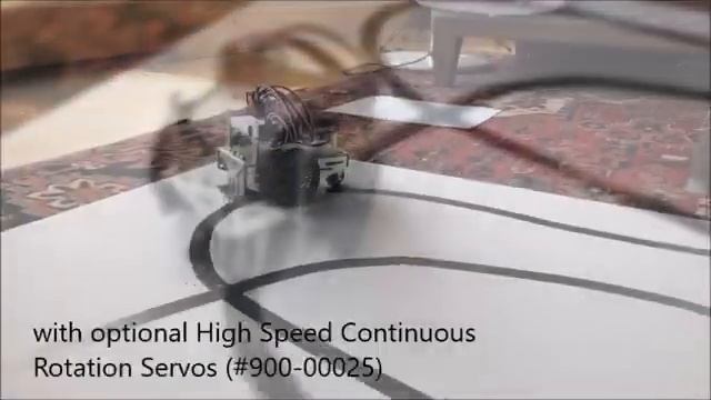 Parallax cyberbot Line Follower смотреть онлайн