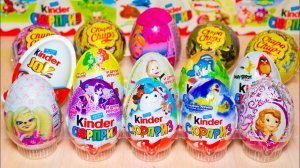 15 Киндер Сюрпризов Принцессы Диснея Май Литл Пони Фиксики Маша и Медведь Барбоскины