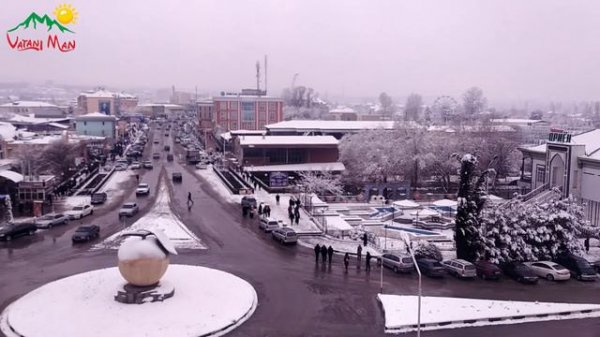 ИСФАРА 2021 | Центр Города | Снег в Исфаре #Isfara