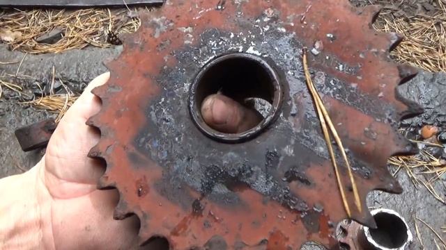 Самодельный снегоход 02,продолжение токарных работ . смотреть онлайн