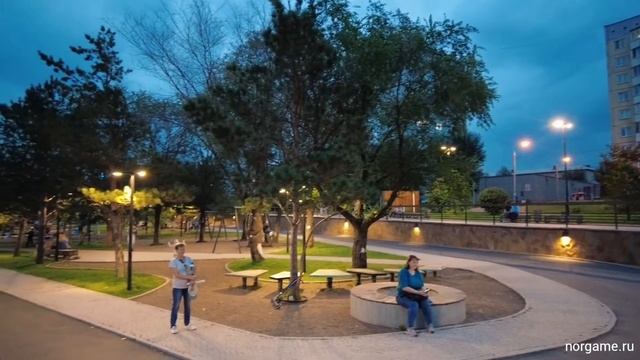 Красноярск. Набережная реки Енисей. смотреть онлайн