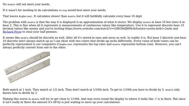 Software Engineering: BigDecimal for Calculation with and Display of Stock Shares and Prices? смотреть онлайн
