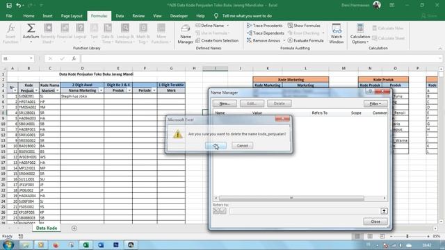 Tutorial 26 - Memberi Nama Range Pada Excel смотреть онлайн