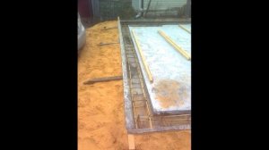 Фундаментная плита под гараж 5х8м.