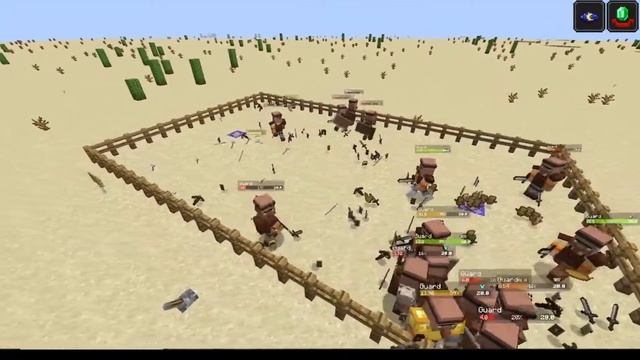 GUARD VILLAGERS vs ILLAGERS - Minecraft Mobs Battle Part.1 смотреть онлайн
