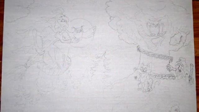 картина У Лукоморья (художник Буянов Дмитрий) смотреть онлайн