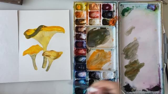 Рисуем лисички акварелью смотреть онлайн