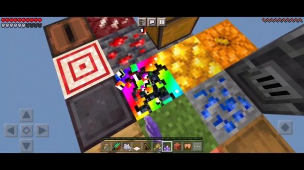 Minecraft PE - RAINBOW LUCKY BLOCK ONE BLOCK - Gameplay