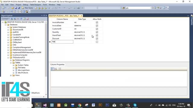 Point of Sale with C# and SQL Tutorial - How to make POS Database and Relationship смотреть онлайн