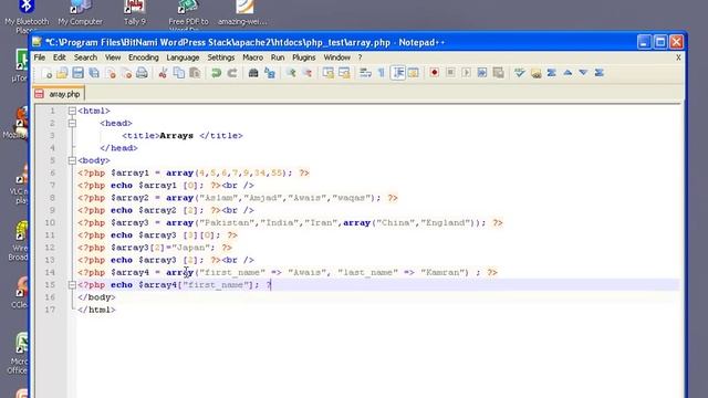 PHP in urdu 17/80 Array basics 3 смотреть онлайн