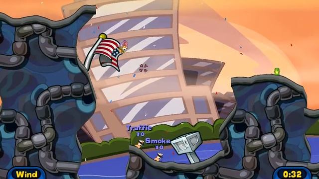Worms Reloaded Weapons Test - Bazooka смотреть онлайн