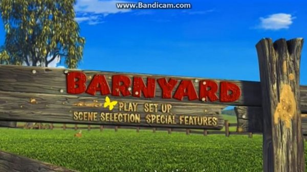 Barnyard:The Original Party Animals 2006 DVD Menu Walkthrough