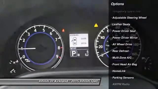 2015 Infiniti Q40 Kirkland WA 15100 смотреть онлайн