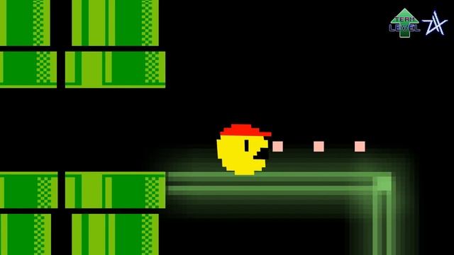 Pac-Man vs the Super Mario Bros. Maze смотреть онлайн