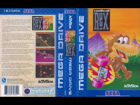 Sega Mega Drive 2 (Smd) 16-bit Radical Rex Полное Прохождение