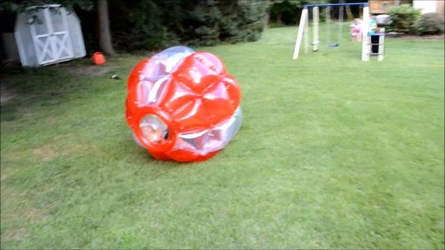 Human Gerbil Ball: Giant Inflatable Ball That Kids Ride Inside! смотреть онлайн