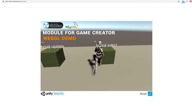 Mysql module for Game Creator WebGL test смотреть онлайн