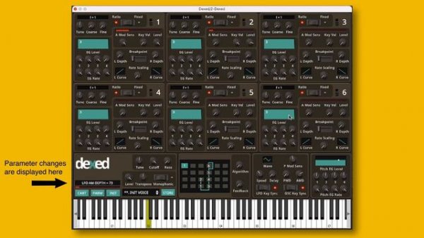 Get started with Dexed, the Free VST FM synths based on the Yamaha DX7