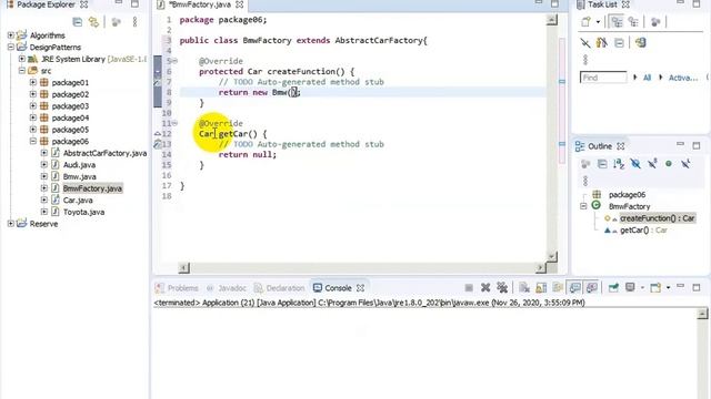 Java Design Patterns #06 Abstract Creator смотреть онлайн