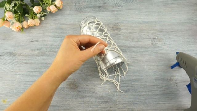 Замечательная идея для дома из обычной банки. DIY Декор банки. смотреть онлайн