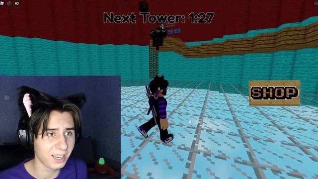 ТАВЕР в МАЙНКРАФТЕ? Прохождение МАЙНКРАФТ БАШНИ АДА в роблоксе - Minecraft Tower of Hell Roblox