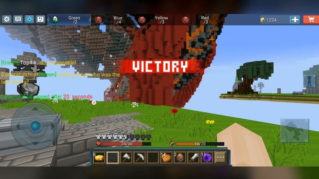 Blockman GO: Egg Wars Ep. 21 - Spent G Cubes To Win In The Game Minecraft Mode (Android Games)