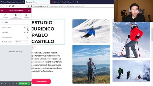 ? Cómo Crear una Página Web Paso a Paso en Wordpress y Elementor [Curso Gratis] смотреть онлайн