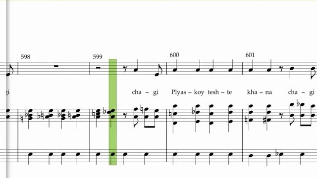 A.Borodin , Polovetsian Dances, Allegro con spirito and Piu animato, measure 571-end, Alto 1,2 смотреть онлайн