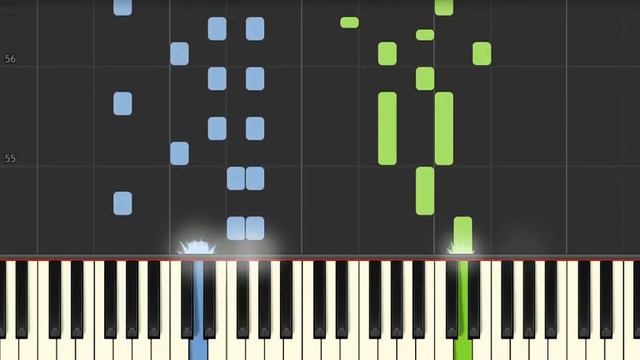 Masha and The Bear - The Grand Piano Lesson - Piano Tutorial смотреть онлайн